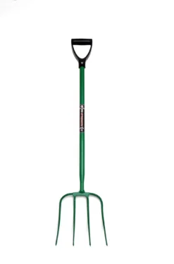 Fyna-lite Hi-Strength Manure Fork 4 Prong - D, T & Long Handles Available -Finest Equestrian Supplies fyna lite hi strength manure fork 4 prong d grip jpg