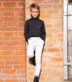 Premier Equine Gando Boys Gel Knee Riding Breeches -Finest Equestrian Supplies gando boys gel knee riding breeches 2 2 4 jpg