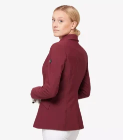 Premier Equine Hagen Ladies Competition Jacket -Finest Equestrian Supplies hagen competition jacket wine 3 6 jpg