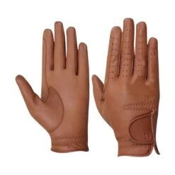 Hy5 Leather Riding Gloves 21 Hy5 Leather Riding Gloves -Finest Equestrian Supplies hy5 children s leather riding glove lite brown 4