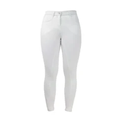 HyPERFORMANCE Chester Ladies Breeches -Finest Equestrian Supplies hyperformance chester ladies breeches white d 1 jpg
