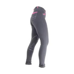 HyPERFORMANCE Diesel Ladies Jodhpurs -Finest Equestrian Supplies hyperformance diesel ladies jodhpurs charcoal pink c jpg
