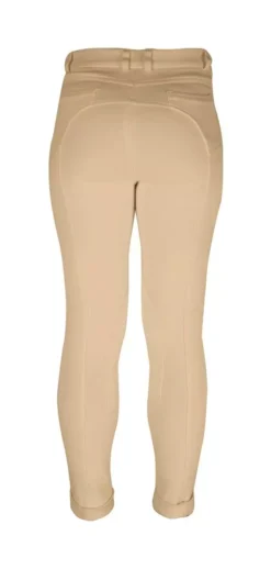 HyPERFORMANCE Melton Childs Jodhpurs -Finest Equestrian Supplies hyperformance melton childrens jodhpurs beige c 3 jpg