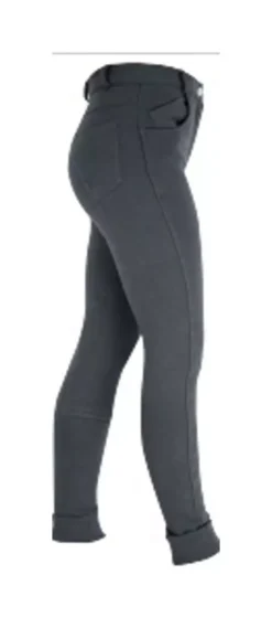 HyPERFORMANCE Melton Childs Jodhpurs -Finest Equestrian Supplies hyperformance melton childrens jodhpurs black b jpg