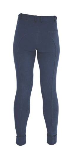 HyPERFORMANCE Melton Childs Jodhpurs -Finest Equestrian Supplies hyperformance melton childrens jodhpurs navy c 3