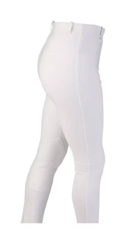 HyPERFORMANCE Milligan Childs Jodhpurs -Finest Equestrian Supplies hyperformance milligan childrens jodhpurs white 1 jpg