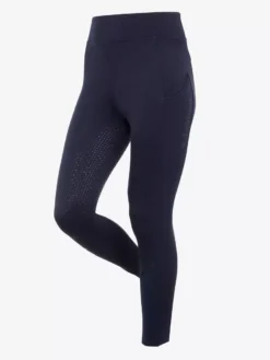 LeMieux Full Grip Brushed Pull On Tights -Finest Equestrian Supplies it02232 product brushedpullonbreech navy 1 2 jpg