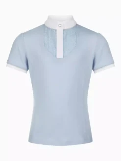 LeMieux Young Rider Belle Show Shirt -Finest Equestrian Supplies it03016 product yrbelleshowshirt mist 1 3 jpg