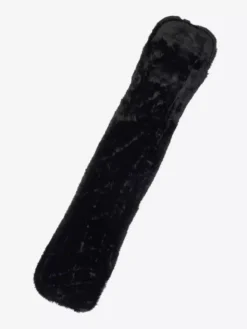 LeMieux Simuwool Dressage Girth Cover -Finest Equestrian Supplies it03698 product dressagegirthcover black 2 3 jpg