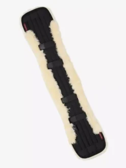 LeMieux Simuwool Dressage Girth Cover -Finest Equestrian Supplies it03699 product dressagegirthcover natural 2 3 jpg