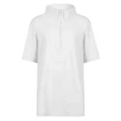 Equetech Junior Parade Show-Time Shirt -Finest Equestrian Supplies jpt front wh studio 6 jpg