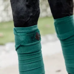 Kentucky Horsewear Kentucky Velvet Polar Fleece Bandages - 4 Pack 39 Kentucky Horsewear Kentucky Velvet Polar Fleece Bandages - 4 Pack -Finest Equestrian Supplies kentucky horsewear leg protection polar fleece bandages velvet dark green 1 png