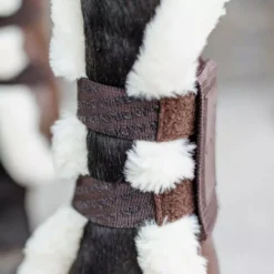Kentucky Horsewear Vegan Sheepskin Velcro Tendon Boots -Finest Equestrian Supplies kentucky horsewear vegan sheepskin velcro tendon boots straps 1 jpg