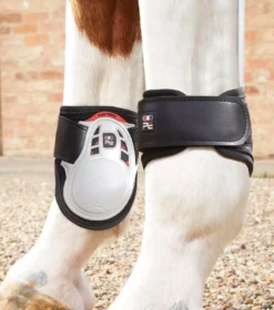 Premier Equine Kevlar Airtechnology Lite Fetlock Boots -Finest Equestrian Supplies kevlar airtechnology lite fetlock boot white 1 2 jpg