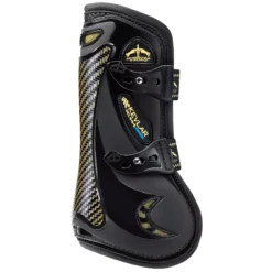 Veredus Kevlar Gel Vento Front Tendon Boots -Finest Equestrian Supplies kgvf black 2 2 jpg