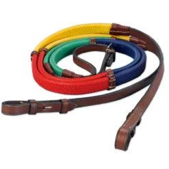 Kincade Rainbow Reins -Finest Equestrian Supplies kincade rainbow reins1 2 jpg