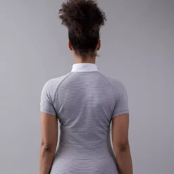 Kingsland KLofelicia Ladies Show Shirt - Grey Sleet -Finest Equestrian Supplies klfel2 1 3 jpg