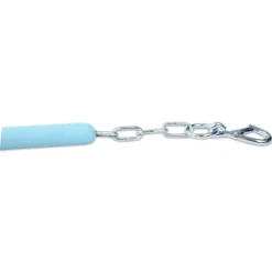 KM Elite Stall Chain 16 KM Elite Stall Chain -Finest Equestrian Supplies kmelite stall chain baby blue 1 jpg