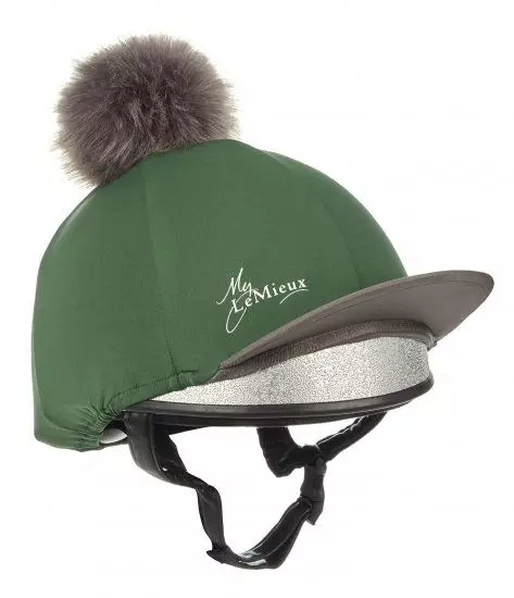 My LeMieux Hat Silk Hunter Green 3 My LeMieux Hat Silk Hunter Green