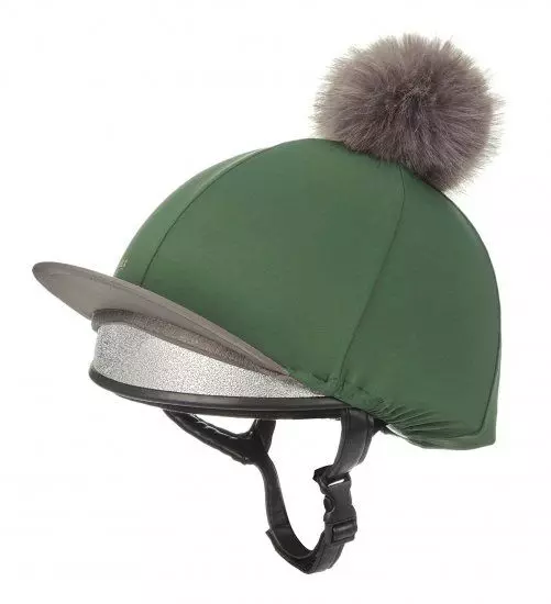 My LeMieux Hat Silk Hunter Green 4 My LeMieux Hat Silk Hunter Green - Image 2