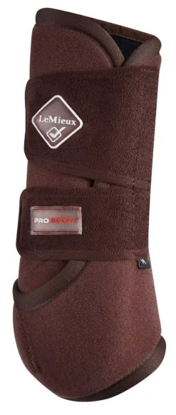 LeMieux ProSport Mesh Brushing Boots -Finest Equestrian Supplies lemieux support boots brown 1 jpg