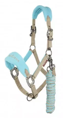 LeMieux Vogue Fleece Headcollar & Leadrope 38 LeMieux Vogue Fleece Headcollar & Leadrope -Finest Equestrian Supplies lemieux vogue fleece headcollar leadrope azure 1 4 jpg