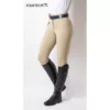 Equetech Ladies Foxhunter Hybrid Breeches -Finest Equestrian Supplies lfb beige front jpg