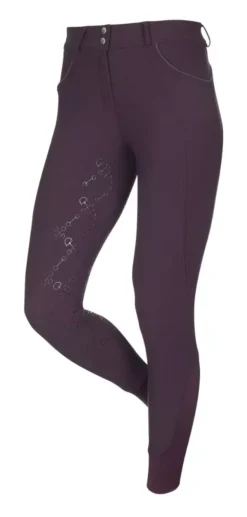 LeMieux Freya Breech -Finest Equestrian Supplies lm freyabreeches aubergine2 lr 4 jpg