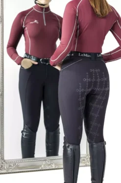 LeMieux Freya Breech -Finest Equestrian Supplies lm freyabreeches black1 lr 1 5 jpg