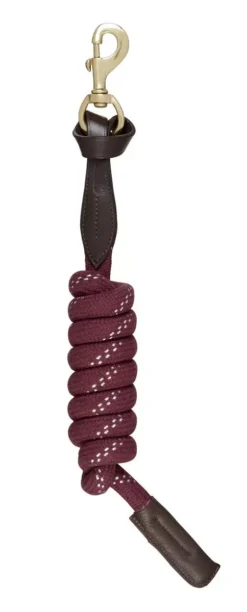 LeMieux Lasso Lead Rope -Finest Equestrian Supplies lm lasso lead rope burgundy lr 1 1 jpg