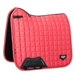 LeMieux Loire Classic Dressage Square -Finest Equestrian Supplies lm loireclassic dressage papaya lr jpg