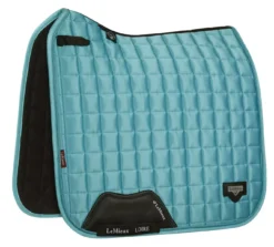 LeMieux Loire Classic Dressage Square -Finest Equestrian Supplies lm loireclassicdressage azure lr 2 jpg