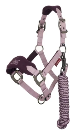 LeMieux Vogue MINI Fleece Headcollar & Leadrope 32 LeMieux Vogue MINI Fleece Headcollar & Leadrope -Finest Equestrian Supplies lm minivogueheadcollar fig hr 7 2 jpg