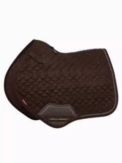 LeMieux Crystal Suede Close Contact Square -Finest Equestrian Supplies lm saddlepad suede diamante cc brown hr 1 copy 1 1 1 jpg