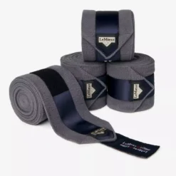 LeMieux Loire Polo Bandages 4 Pack -Finest Equestrian Supplies lm steelbrushbandages grey hr 2 jpg
