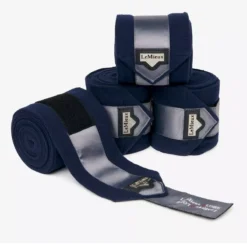 LeMieux Loire Polo Bandages 4 Pack -Finest Equestrian Supplies lm steelbrushbandages navy hr 1 1 2 jpeg