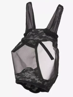 LeMieux Visor-Tek Half Fly Mask -Finest Equestrian Supplies lm visortek flymask camobrown half hr 1 2 jpg