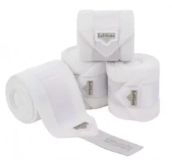 LeMieux Loire Polo Bandages 4 Pack -Finest Equestrian Supplies loire polo bandages white 1 1 jpg