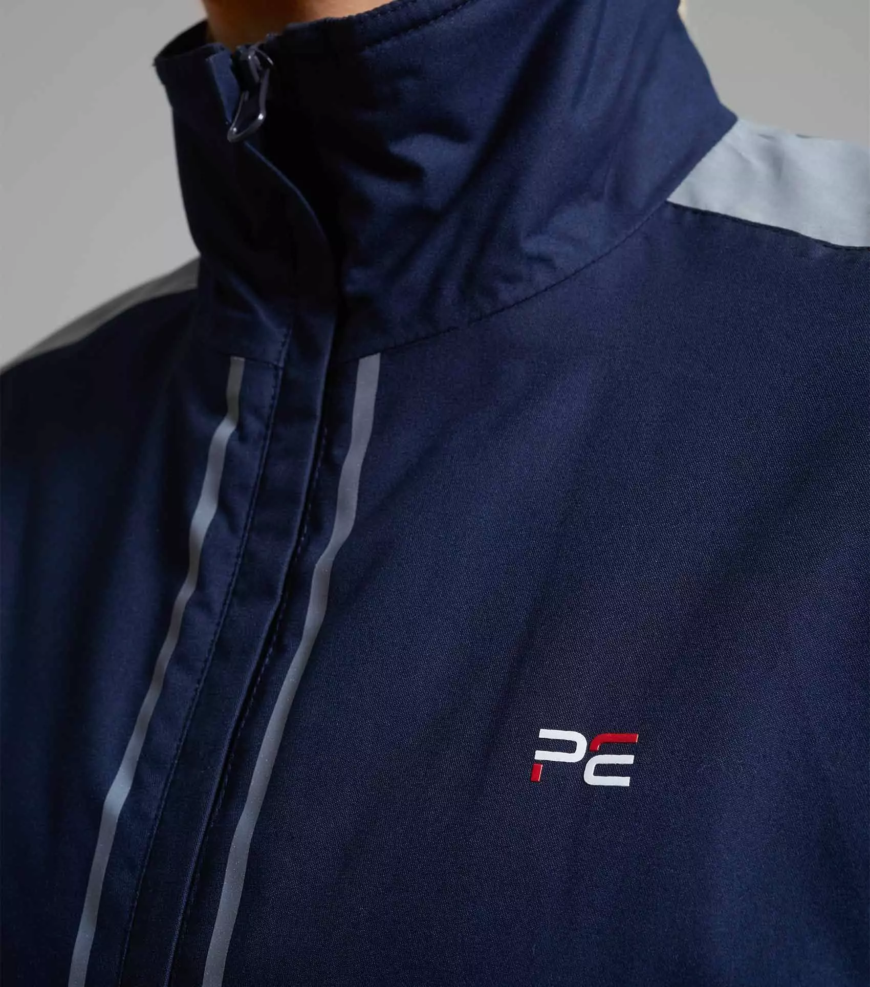 Premier Equine Lumen Reflective Unisex Riding Jacket - Navy 12 Premier Equine Lumen Reflective Unisex Riding Jacket - Navy - Image 10