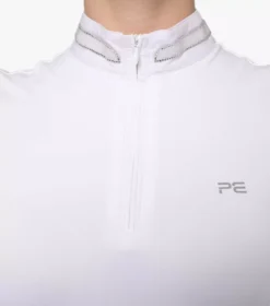 Premier Equine Maria Diamante Show Shirt 31 Premier Equine Maria Diamante Show Shirt -Finest Equestrian Supplies maria shirt white 6 1 jpg