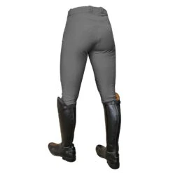 Mark Todd Ladies Coolmax Grip Breeches -Finest Equestrian Supplies mark todd coolmax grip breeches grey 4