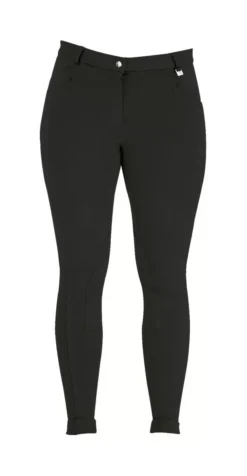 HyPERFORMANCE Melton Ladies Jodhpurs -Finest Equestrian Supplies melton black 3 jpg
