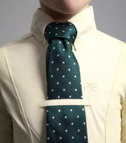 Premier Equine Tessa Girls Long Sleeve Show Shirt -Finest Equestrian Supplies mini tessa long sleeve tie show shirt vanilla 4 4 jpg