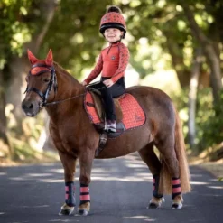 LeMieux MINI Fly Hood 26 LeMieux MINI Fly Hood -Finest Equestrian Supplies mini sienna slim 1 1 jpg