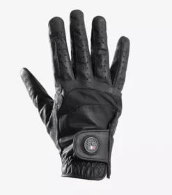 Premier Equine Mizar Ladies Leather Riding Gloves -Finest Equestrian Supplies mizar leather riding gloves black 3 3 jpg