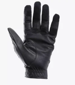 Premier Equine Mizar Ladies Leather Riding Gloves -Finest Equestrian Supplies mizar leather riding gloves navy 4 6 jpg