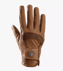 Premier Equine Mizar Ladies Leather Riding Gloves -Finest Equestrian Supplies mizar leather riding gloves tan 3 5 jpg