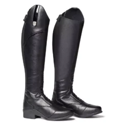 Mountain Horse Veganza Tall Riding Boots - Black -Finest Equestrian Supplies mountain horse veganza tall boots p9624 136513 image 1 2 jpg