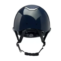 EQX By Charles Owen Kylo Sparkly Wide Peak Riding Hat -Finest Equestrian Supplies navy gloss widepeak 1 4 jpg