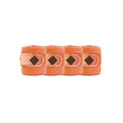 Kentucky Horsewear Kentucky Velvet Polar Fleece Bandages - 4 Pack 24 Kentucky Horsewear Kentucky Velvet Polar Fleece Bandages - 4 Pack -Finest Equestrian Supplies polar fleece bandages velvet orange 1 png